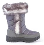 View Item Valmorel Zip Up Winter Snow Boots (Pewter)